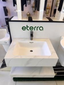 Bàn đá 2 tầng Lavabo TOTO Eterra LV-BD-12 Chính Hãng 2 Lavabo TOTO bàn đá 2 tầng Eterra LV-BD-12