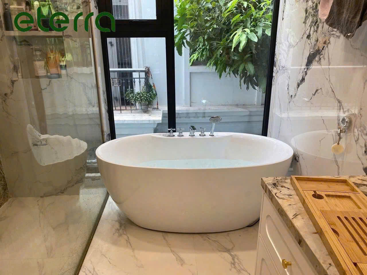 Bồn Tắm Nguyên Khối Cao Cấp Eterra- BT003 1 Bồn Tắm Nguyên Khối Cao Cấp Eterra- BT003