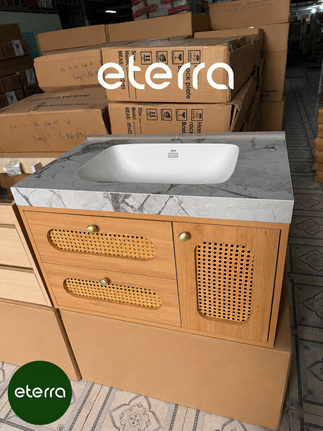 Tủ Lavabo Nhựa PVC Cao Cấp ERBM.02 2 Tủ Lavabo Nhựa PVC Cao Cấp ERBM.02