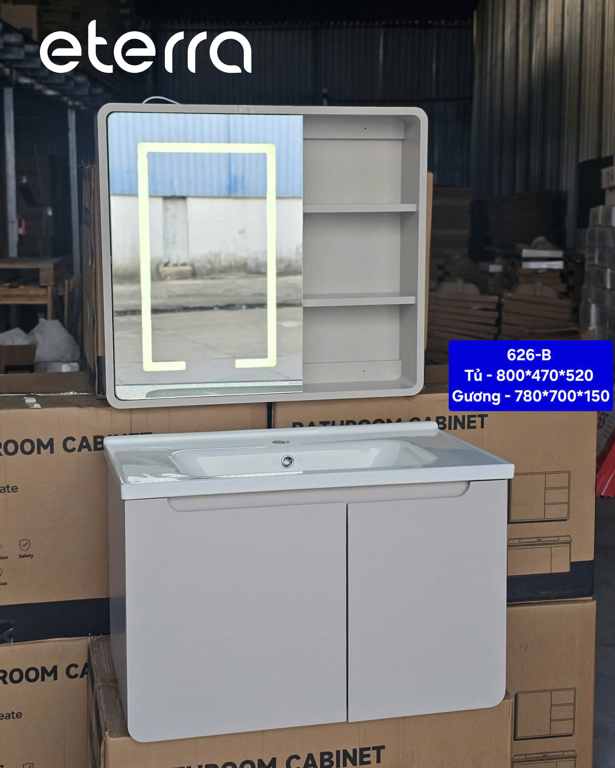 tủ lavabo 80cm