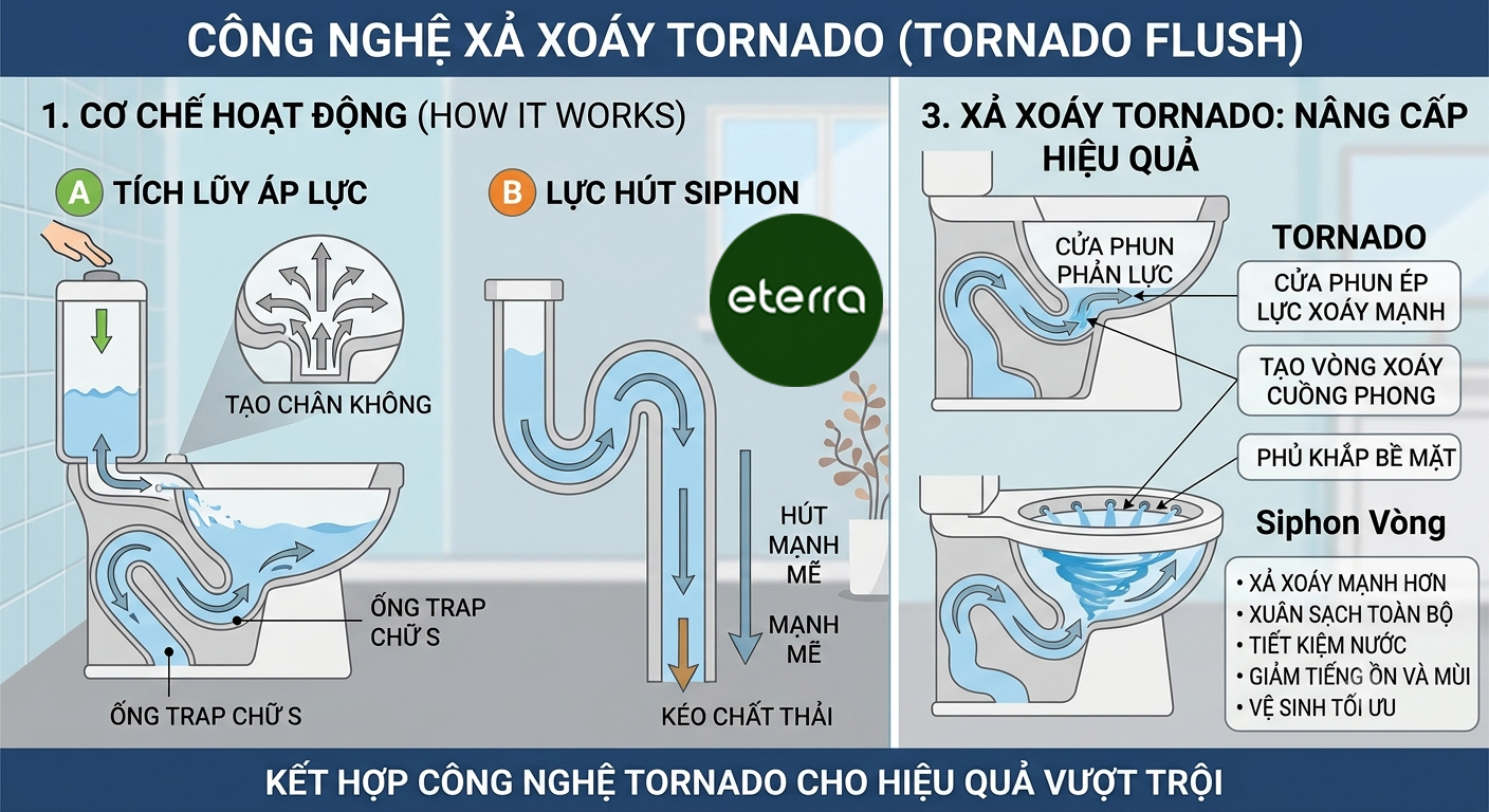 bồn cầu 1 khối Eterra