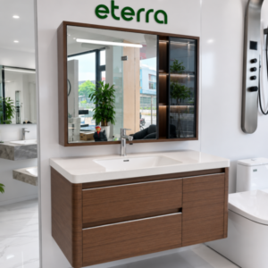 Bộ tủ chậu kệ gương lavabo